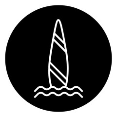 surfing board icon