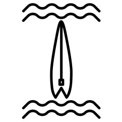 surfing board icon