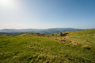 Obraz premium 四国カルストの風景