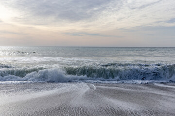 A view on the Pacific ocean coast