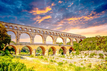 Pont Du Gard, Vers, Brücke, Südfrankreich 
