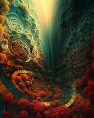 background with flowers, Generative AI, Generative, AI