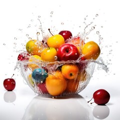 Fototapeta na wymiar Fresh colorful fruits - Generated by Generative AI