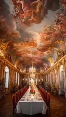 wedding ceremony in church, Generative AI, Generative, AI