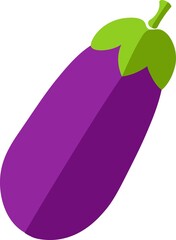 cute purple eggplant