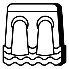 Premium download icon of wastewater