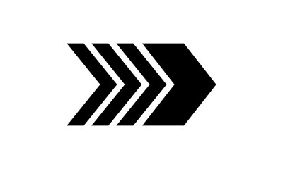 Arrow logo template icon vector image	
