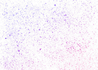 tiny color splashes on transparent background, extracted, png file