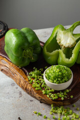Morrón verde / pimiento verde