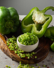 Morrón verde / pimiento verde