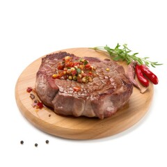 Oyster Steak from the Beef Round. Generative AI