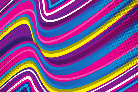 Purple and colorful gradient wave background