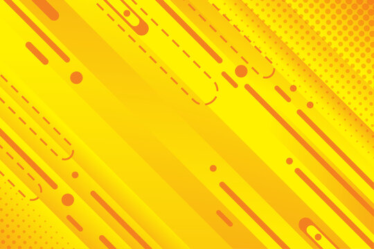 Yellow gradation background in geometric shape