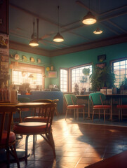 Step Back in Time: Capturing the Charm of Retro Decor. Generative AI