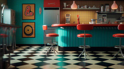 Step Back in Time: Capturing the Charm of Retro Decor. Generative AI