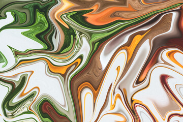 Abstract liquify, psychedelic background, waves color gradient and marble waves screen.