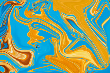 Abstract liquify, waves color gradient, marble texture and backdrops photo.