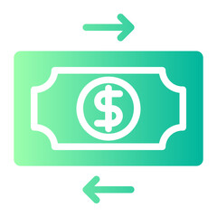 transaction gradient icon
