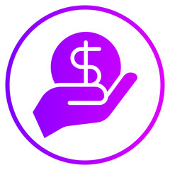 loan gradient icon
