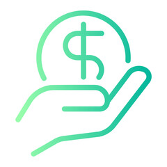 loan gradient icon