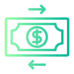 transaction gradient icon