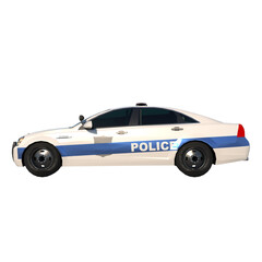Police Patrol 1-Lateral view png 3D Rendering Ilustracion 3D   © Emmanuel Vidal