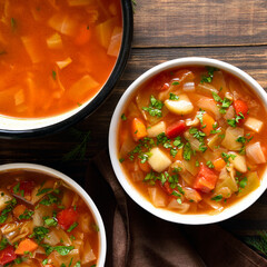 Vegetable cabbage soup