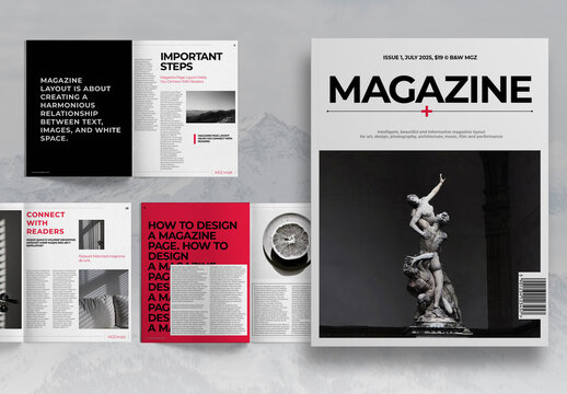 Design Lifestyle Magazine Layout