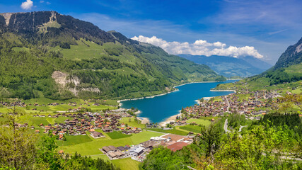 Dorf Lungernsee in der Schweiz