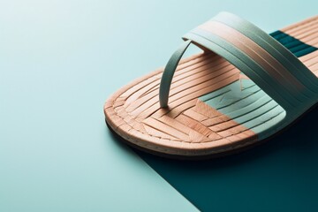 AI Generative "Simplicity in Every Step: Elevate Your Style with Minimalist Flip Flops"