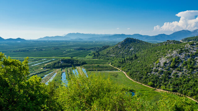 Neretva Delta in Kroatien, Dalmatien