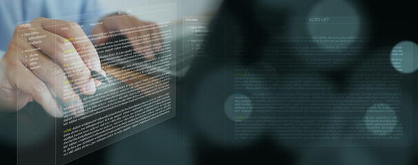 Auto GPT, Chef GPT, AI agent: artificial intelligence tool that achieves the user's goals without...