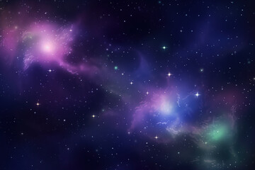 Obraz na płótnie Canvas Deep space with stars.Created using Generative AI technology.