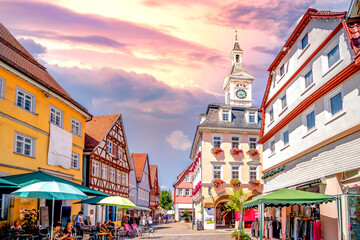 Obraz premium Altstadt, Aalen, Deutschland 