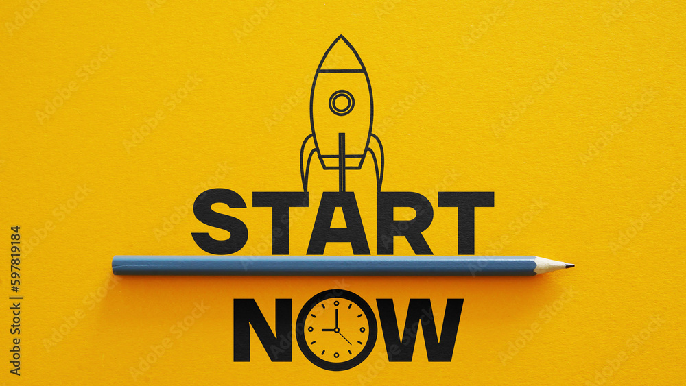 Poster start now is shown using the text