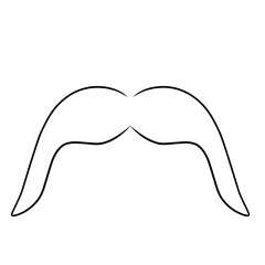 moustache mustache illustration