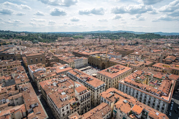 Fototapeta na wymiar Aerial view of Florence, Italy.