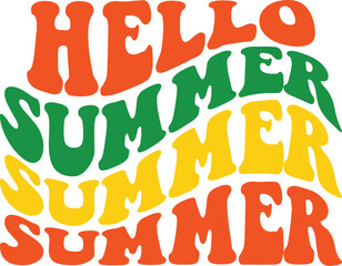 Retro summer svg design, summer svg design