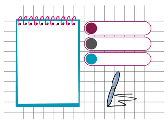 Laptop mockup, with place for your image, text or corporate identity. Empty mockup with shadow on transparent background. Vector illustration.