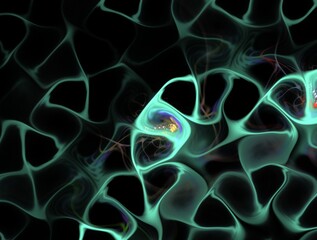 Imaginatory fractal abstract background Image