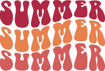 Retro summer svg design, summer svg design