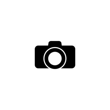 Camera icon isolated on white background 