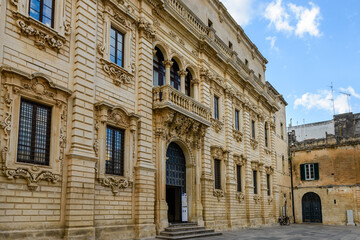 Fototapeta na wymiar Lecce, Puglia, centro storico
