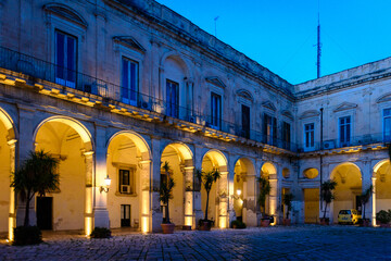 Lecce, Puglia, Palazzo dei Celestini, sede della Provincia, centro storico