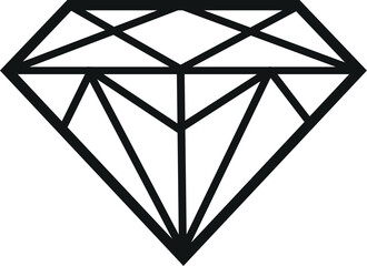 diamond vector file outlines