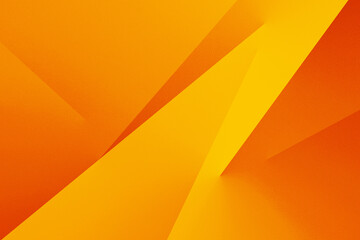 Yellow orange red abstract background. Geometric shape. Diagonal lines, triangles, stripes, corners. Color gradient. Modern. Futuristic. 3d effect. Volume.