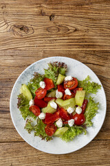 A delicious salad from the chef
