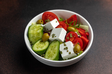 A delicious salad from the chef
