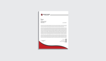 Modern creative Business style letterhead and Corporate design.