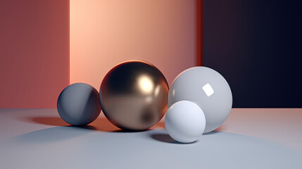 3d render of an egg in a background